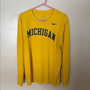Nike Michigan Long Sleeve Shirt